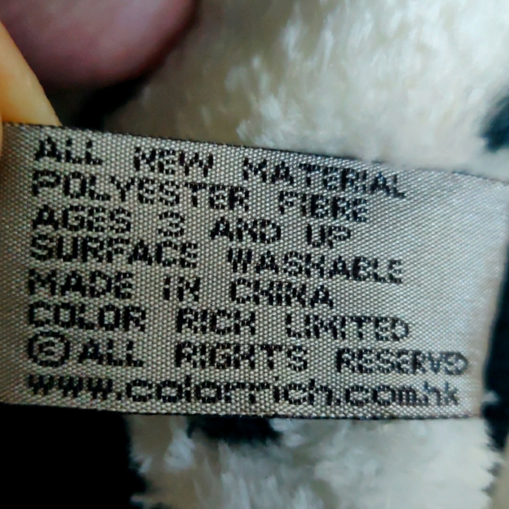 New Black/White Dog Slippers - Picture 5 of 5